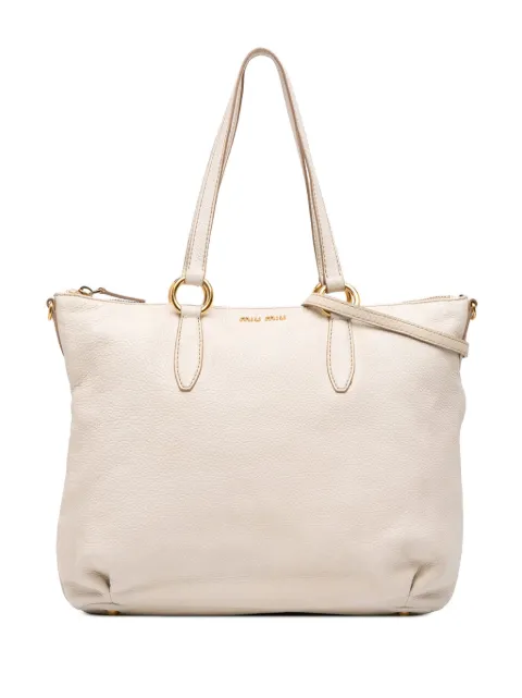 Miu Miu Pre-Owned bolso satchel Vitello Phenix 2010
