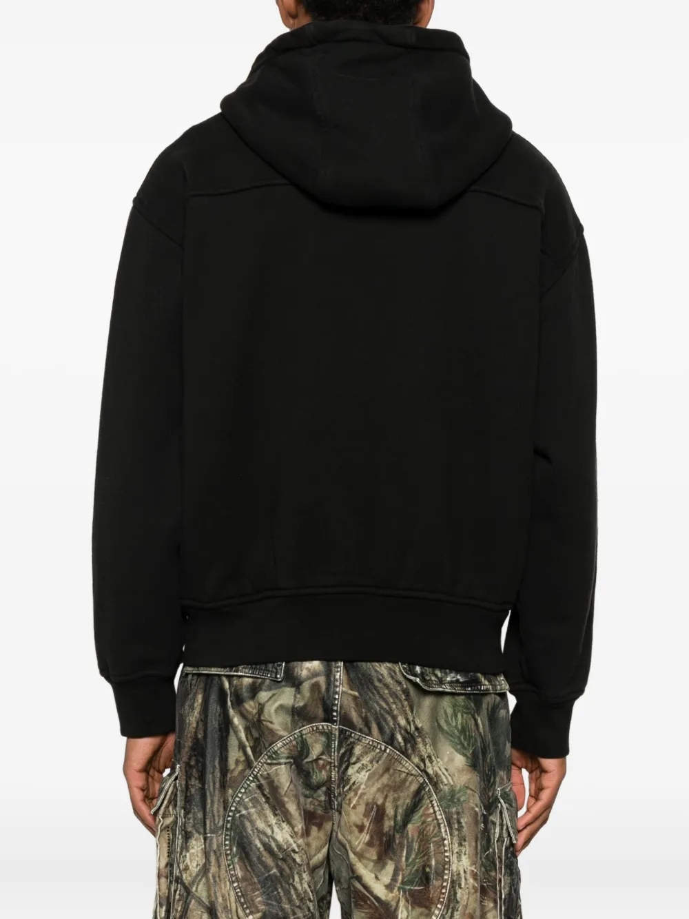RHUDE Hoodie met geborduurd logo Zwart