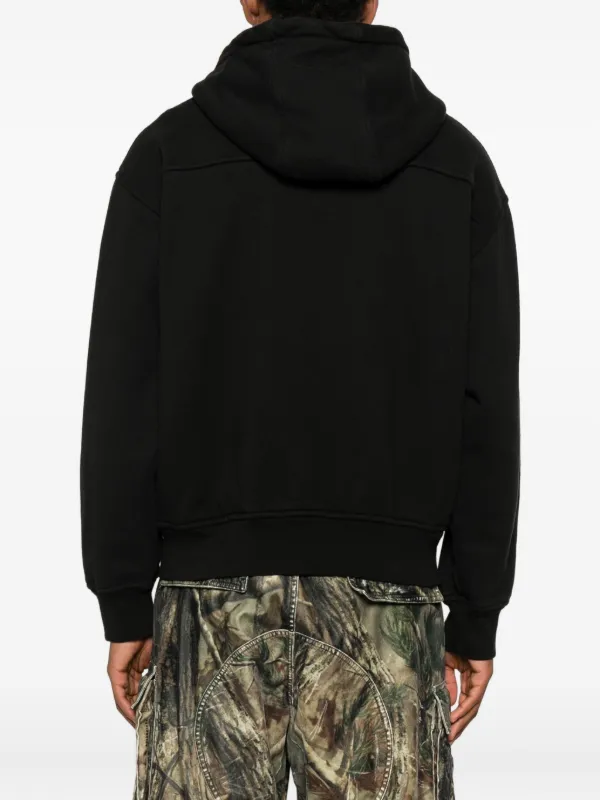 RHUDE ロゴ パーカー | ブラック | FARFETCH JP