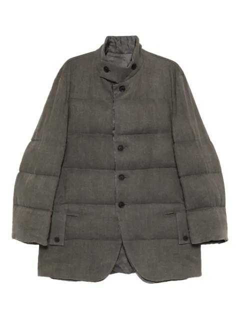 Yohji Yamamoto padded buttonfastening jacket