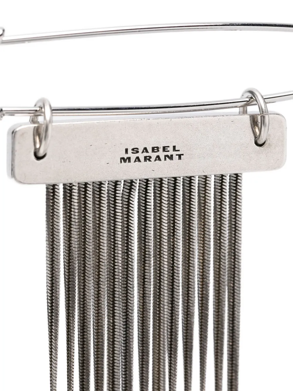 Isabel Marant Tassel Brooch In Metallic