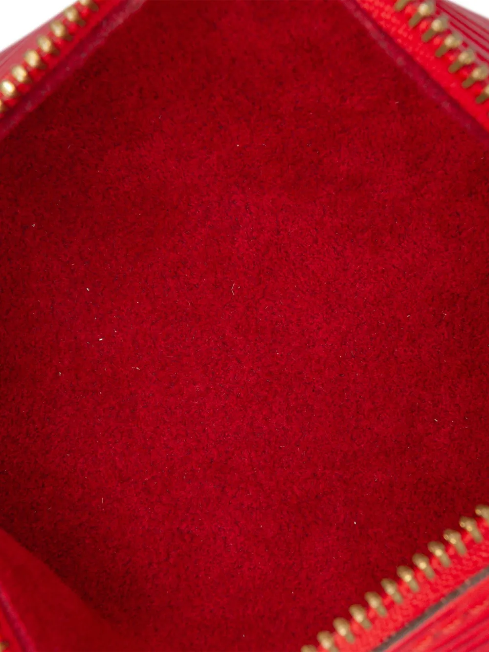 Pre-owned Louis Vuitton 1995 Epi Pochette Papillon Handbag In Red