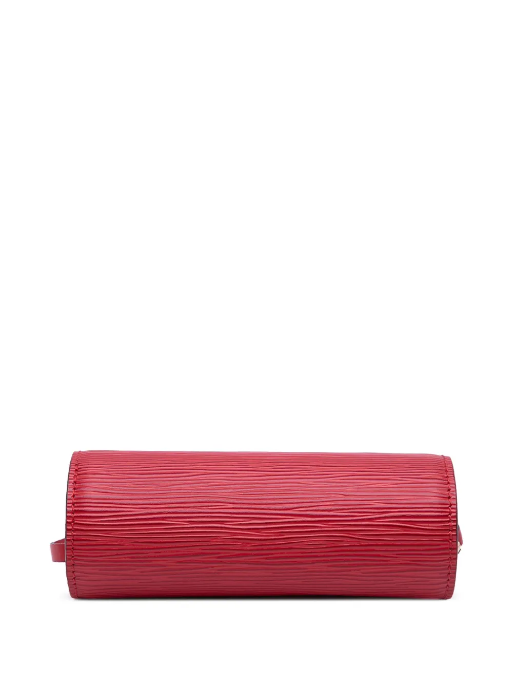 Pre-owned Louis Vuitton 1995 Epi Pochette Papillon Handbag In Red