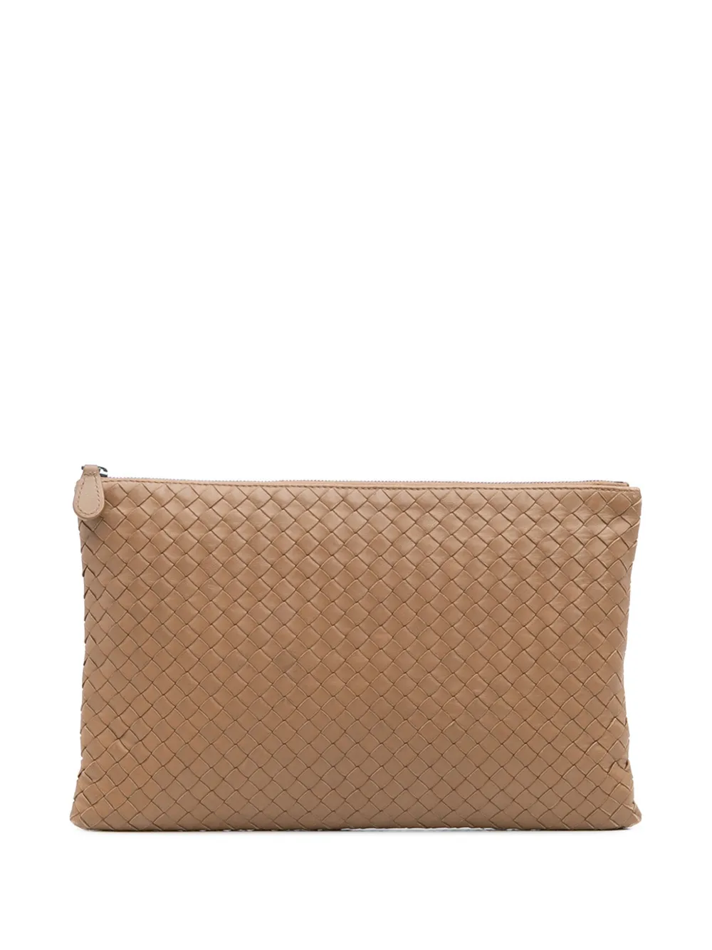Bottega Veneta Pre-Owned 2012-2025 Nappa Intrecciato clutch bag | Brown | Image 1