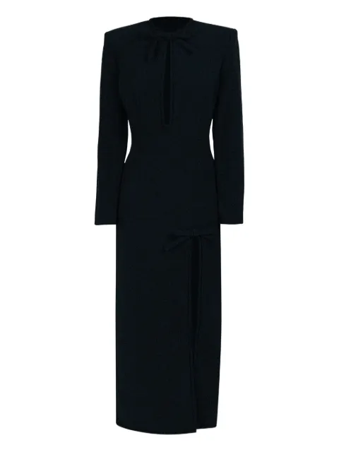 Rowen Rose vestido largo con detalle de moño 