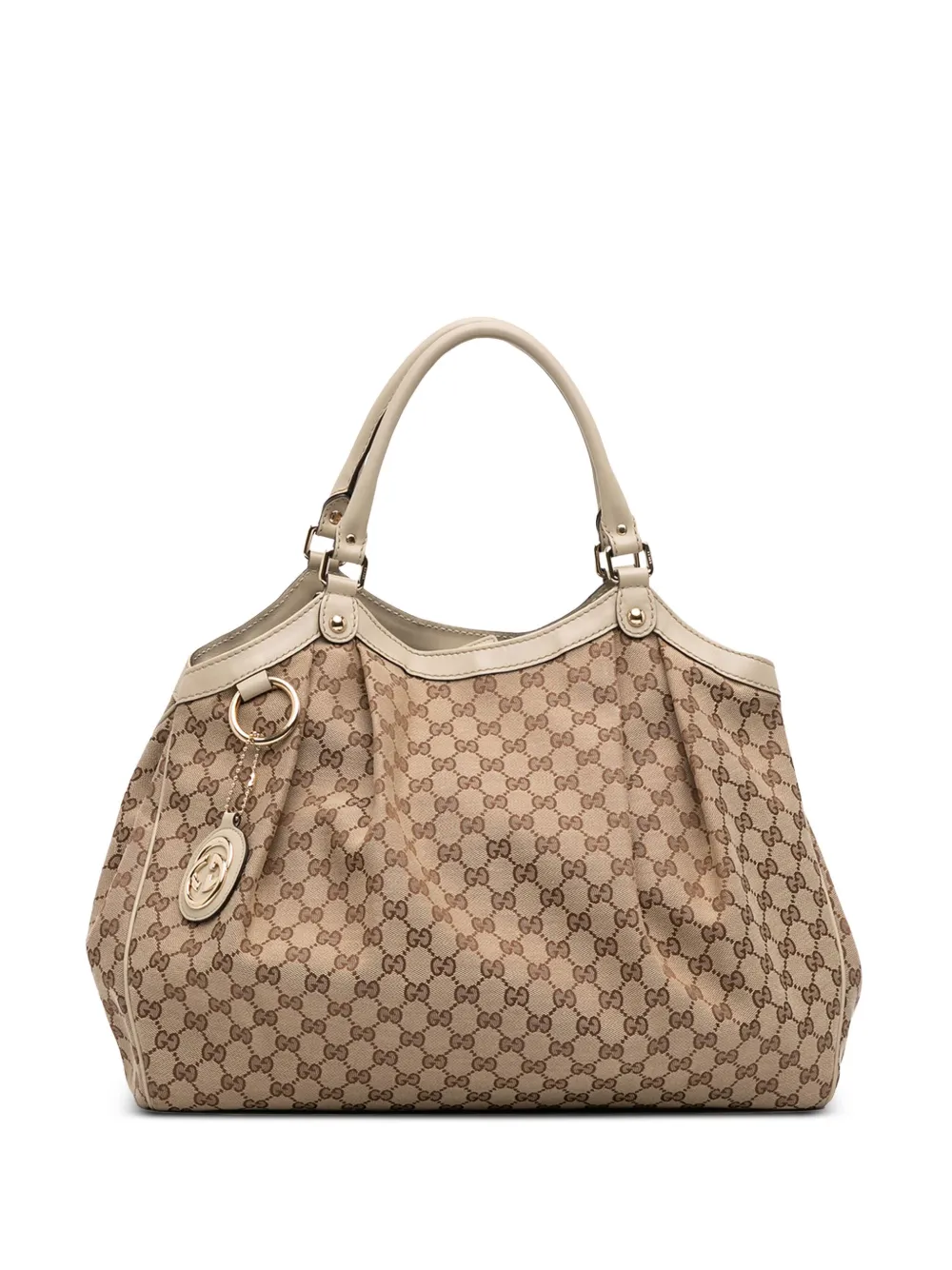 Gucci Pre-Owned 2000-2015 Large GG Canvas Sukey tote bag | Brown | Image 1