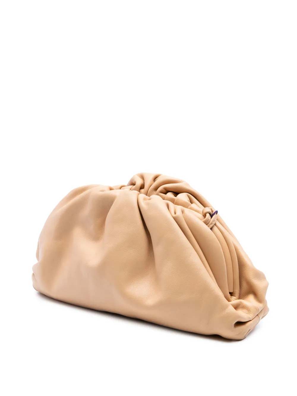 Pre-owned Bottega Veneta 2012-2025 Lambskin The Mini Pouch Crossbody Bag In Brown