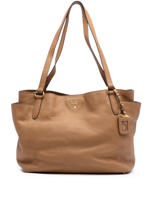 Prada Pre-Owned 2000-2025 ヴィッテロダイノ ダブルポケット ハンドバッグ