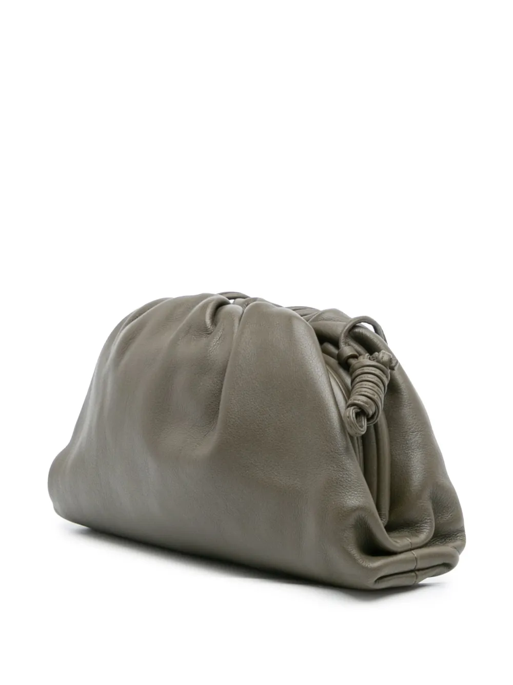 Pre-owned Bottega Veneta 2012-2025 Lambskin The Mini Pouch Crossbody Bag In Brown