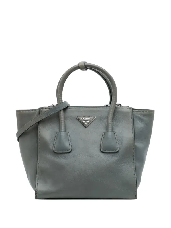 Prada Pre-Owned 2010-2025 グレースカーフ ツイン ポケット