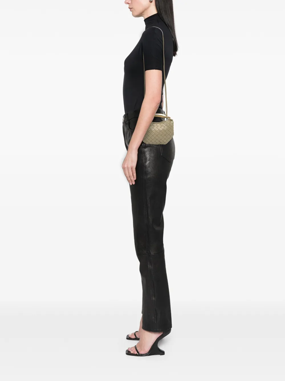 Bottega Veneta Pre-Owned 2012-2025 Baby Lambskin Intrecciato Sardine satchel | Pre-Owned | Image 2