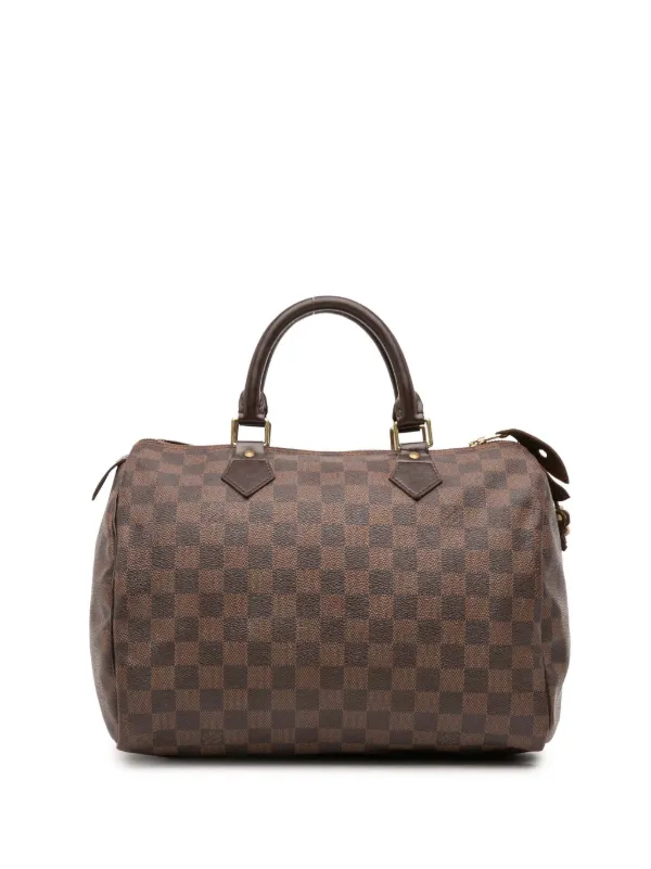 Louis Vuitton Pre-Owned 2010 Damier Ebene Speedy 30 Boston