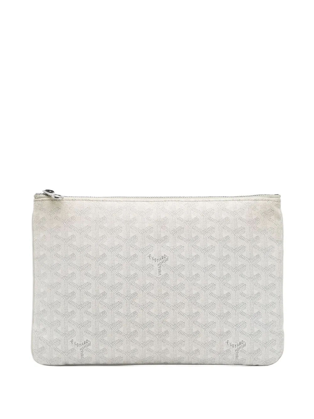 Goyard Pre-Owned 2015 Goyardine Senat MM clutch bag | White | Image 1