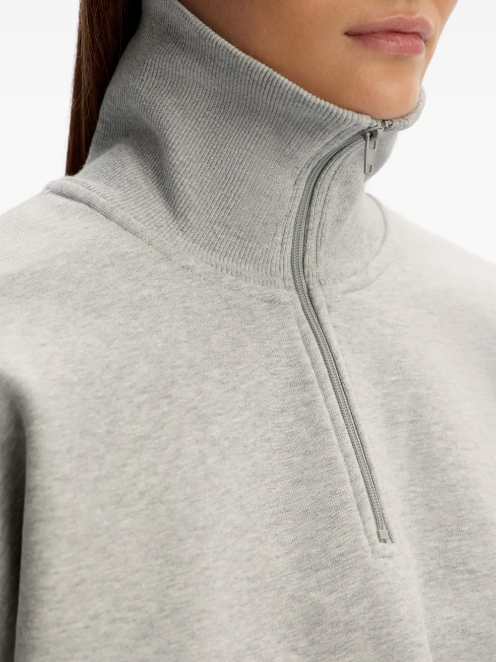 12 STOREEZ Sweater met rits Grijs