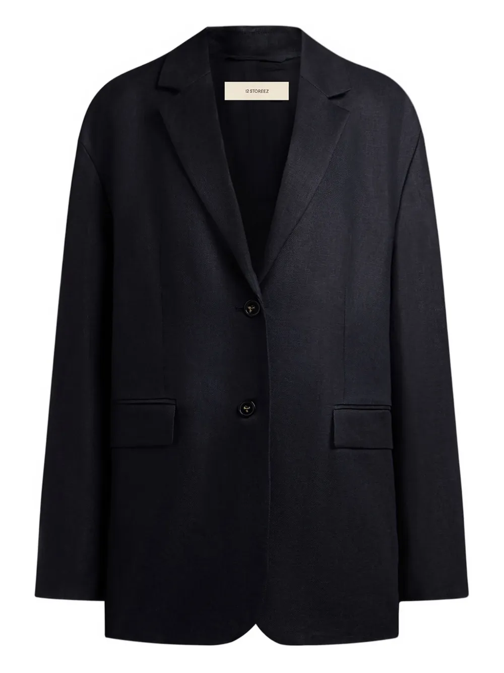 12 STOREEZ button-fastening blazer | Black | Image 1
