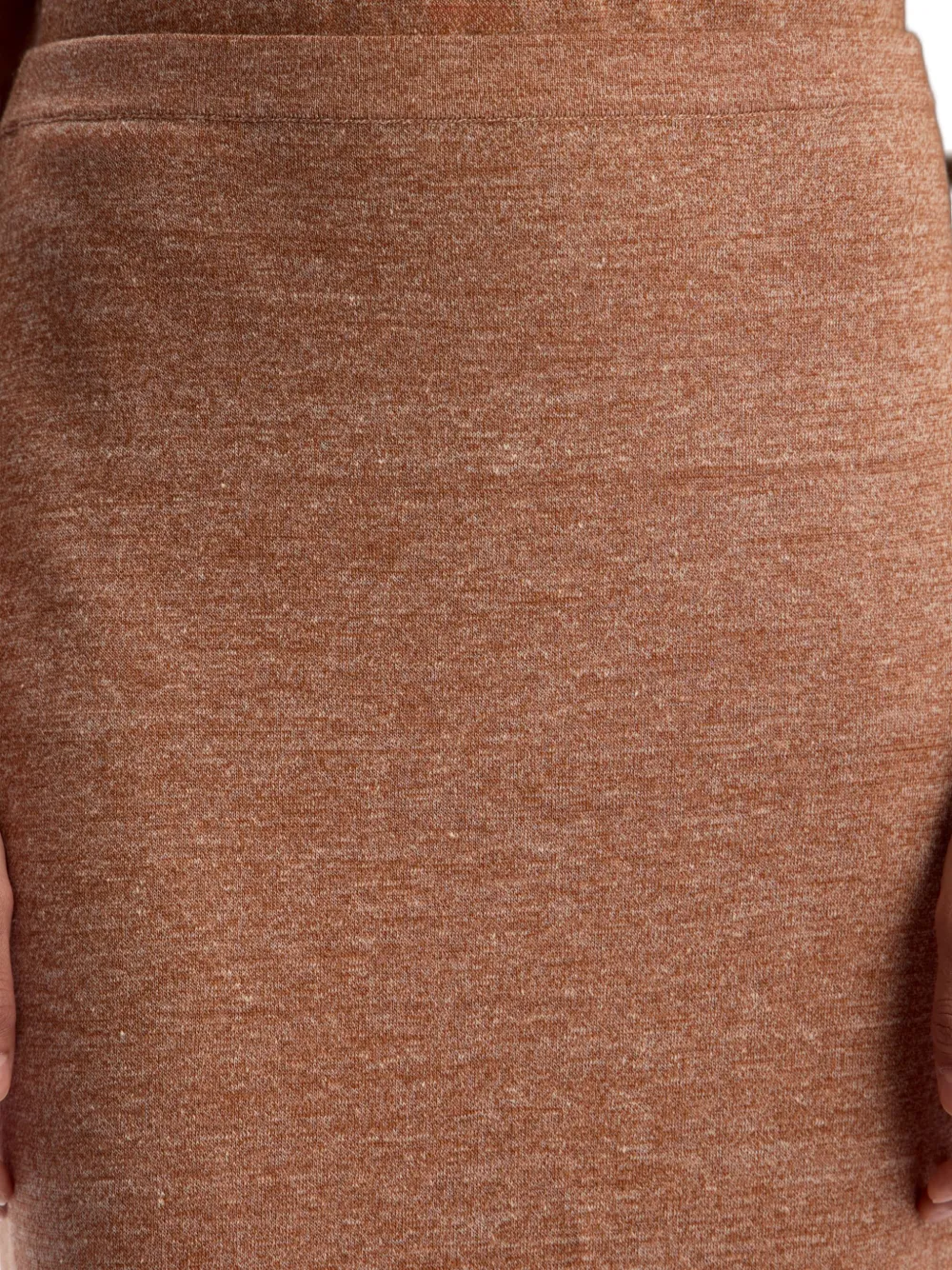 12 Storeez Merino-linen Skirt In Neutral