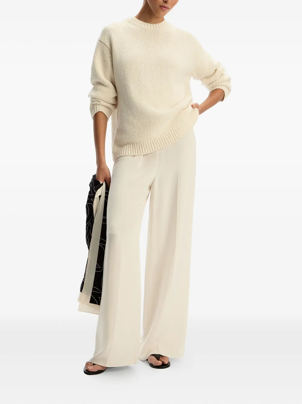 12 STOREEZ Trui met ronde hals Beige