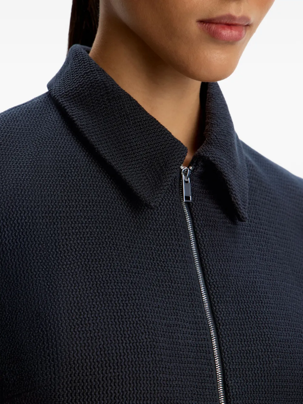 12 Storeez Zip-up Jacket In Blue