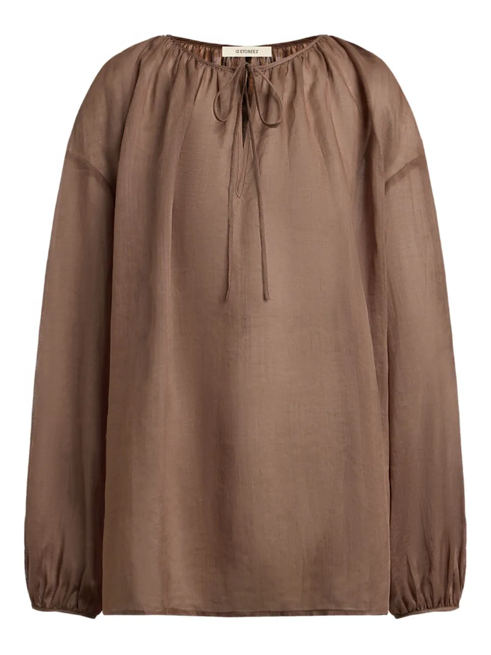 12 Storeez Rami Blouse In Brown
