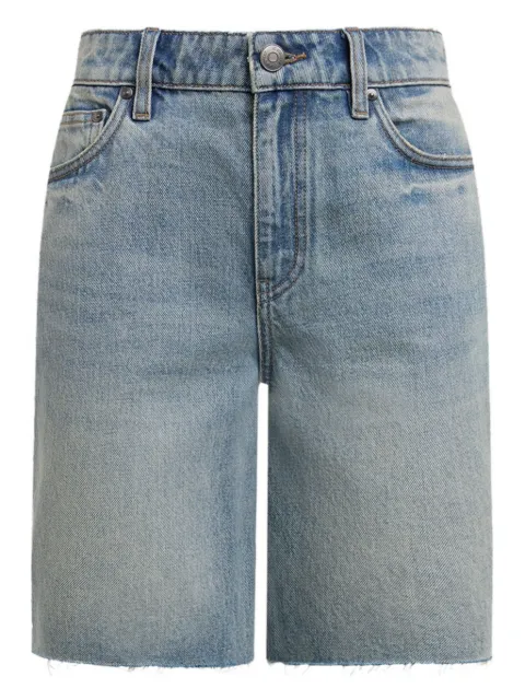 12 STOREEZ shorts de mezclilla con bordes deshilachados