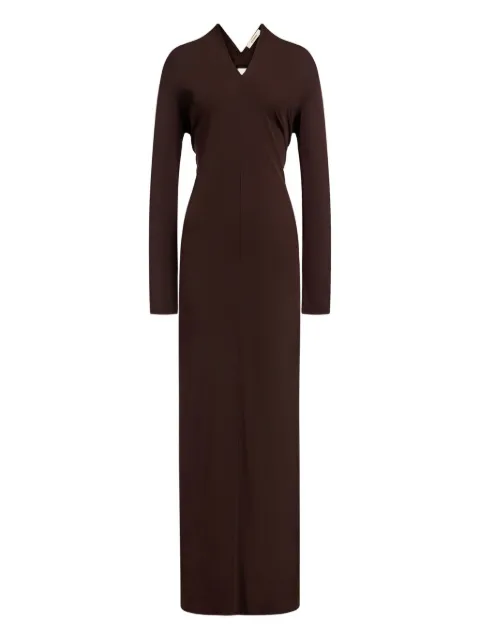 12 STOREEZ vestido largo con espalda descubierta