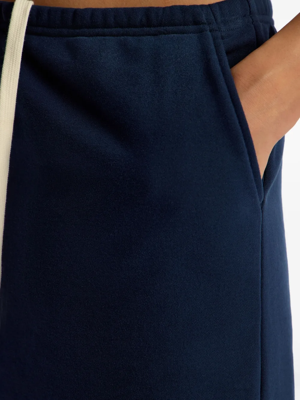 12 STOREEZ Rok van badstof met trekkoordtaille Blauw