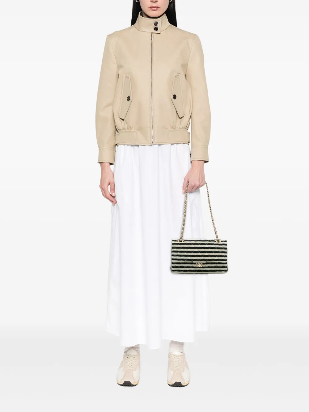 CHANEL Pre-Owned 2014 Medium Classic Jersey Coco Sailor Double Flap shoulder bag | Pre-Owned | Image 2