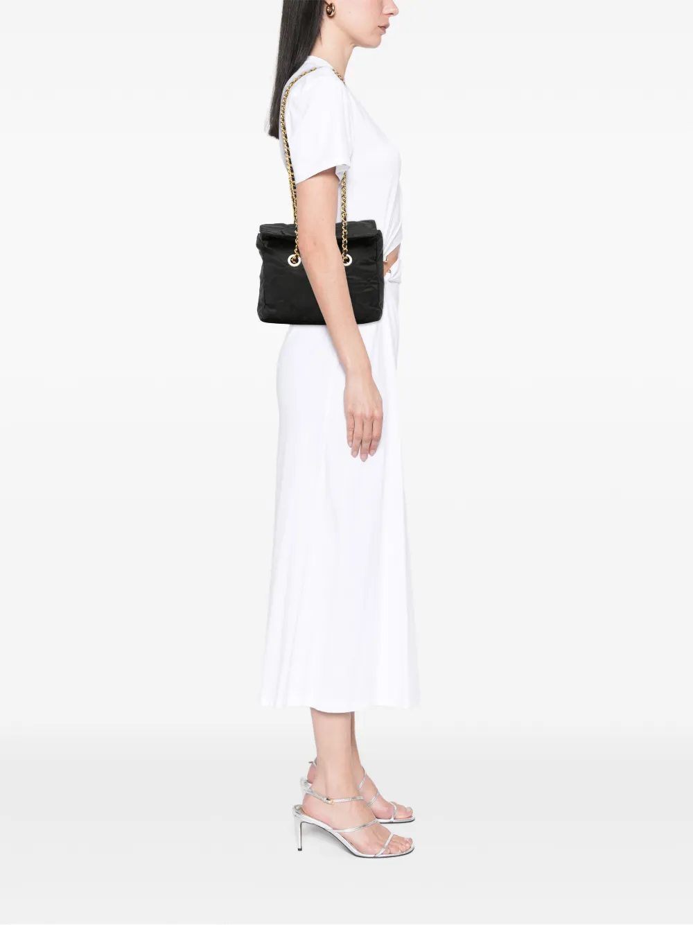 Prada Pre-Owned 2000-2013 Impuntu Tessuto Chain shoulder bag | Pre-Owned | Image 2