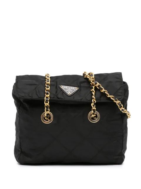 Prada Pre-Owned 2000-2013 Impuntu Tessuto Chain shoulder bag