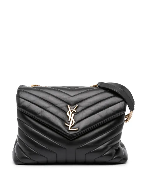 Saint Laurent Pre-Owned 2020 Medium Matelasse Leather LouLou shoulder bag