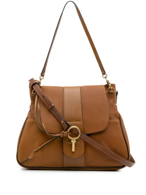 Chloé Pre-Owned sac à bandoulière Lexa médium en peau d'agneau grainé (2016)