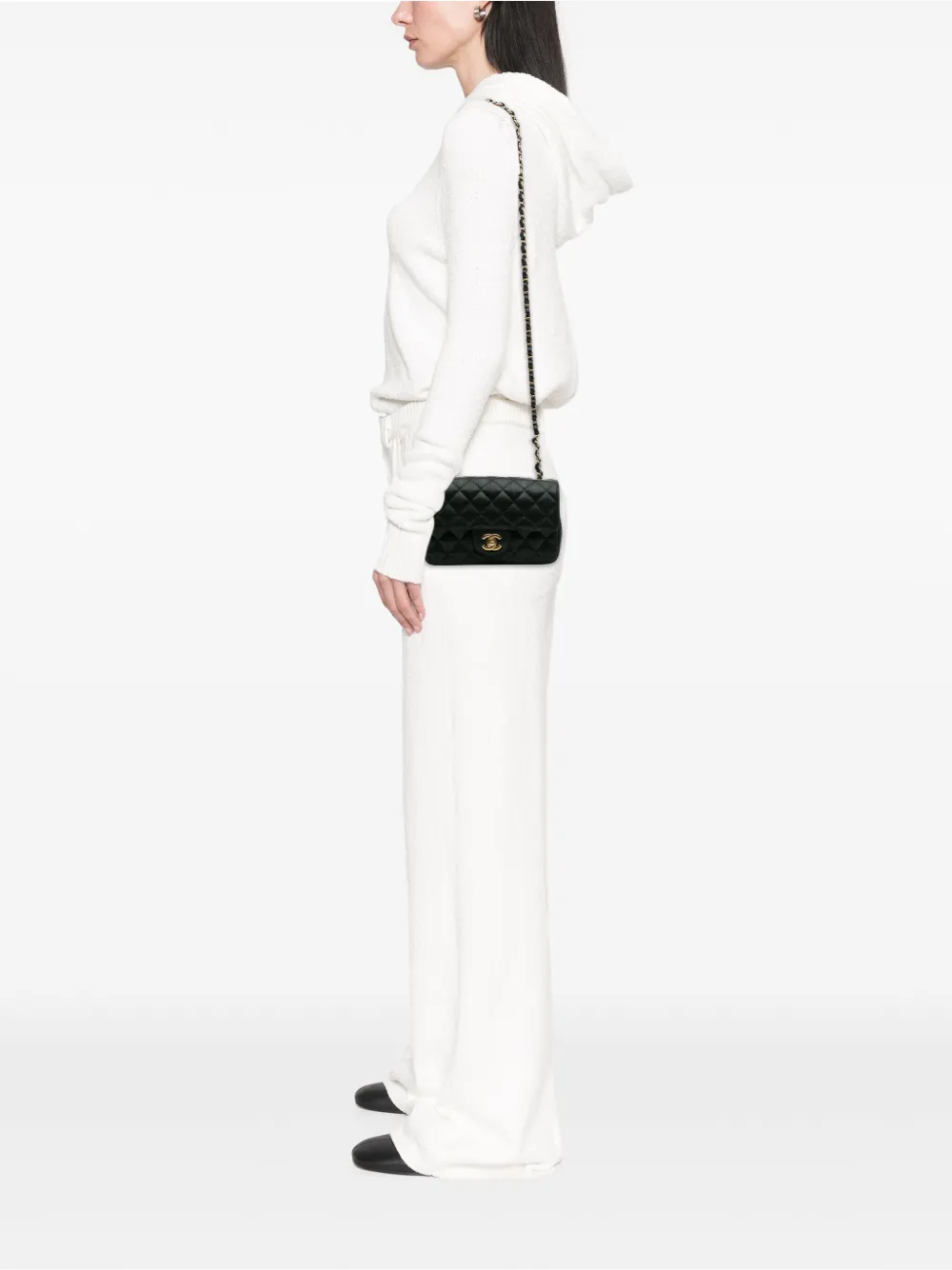 CHANEL Pre-Owned 2015-2016 Mini Rectangular Classic Calfskin Pixel Effect Single Flap crossbody bag | Pre-Owned | Image 2