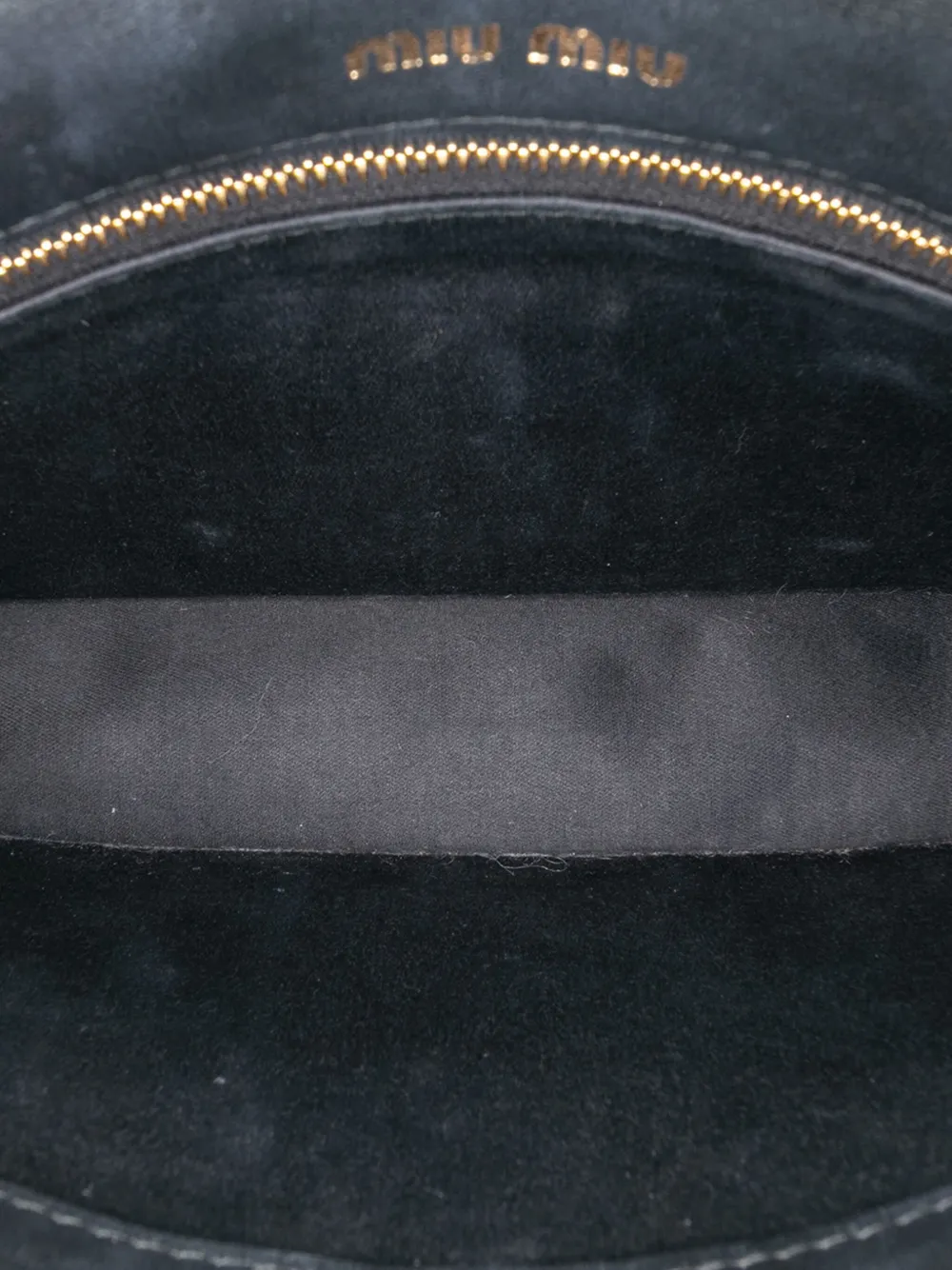 Pre-owned Miu Miu 2021-2025 Velluto Matelasse Confidential Chain Crossbody Bag In Black