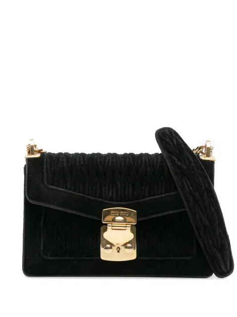 Miu Miu Pre-Owned bandolera Velluto Matelasse Confidential Chain 2021-2025