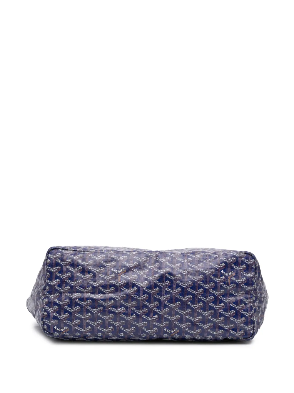 Pre-owned Goyard 2013 Ine Saint Louis Pm Tote Bag In Blue