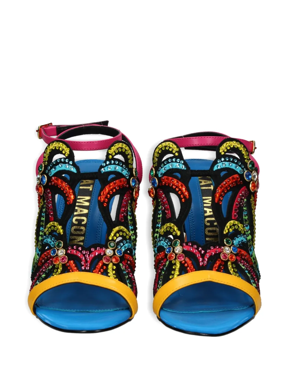 Kat Maconie 105 mm Kiawa verfraaide sandalen Blauw