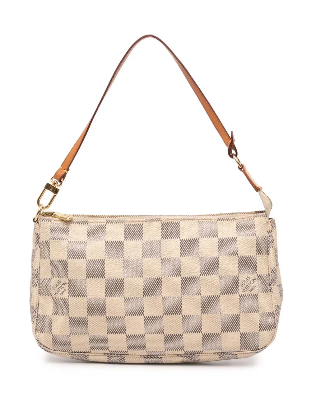 Louis Vuitton Pre-Owned 2010 Damier Azur Pochette Accessoires shoulder bag - Bianco