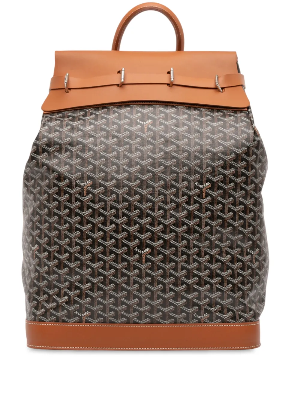 Pre-owned Goyard 2011 Ine Steamer Pm Backpack In Black