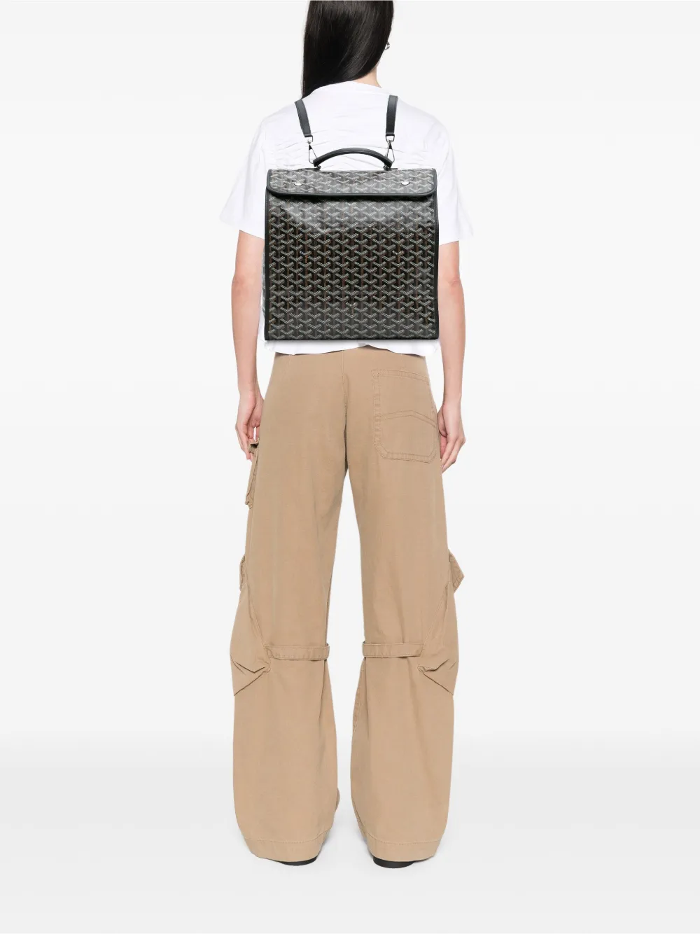 Pre-owned Goyard 2023 Ine Saint Leger Backpack In Black