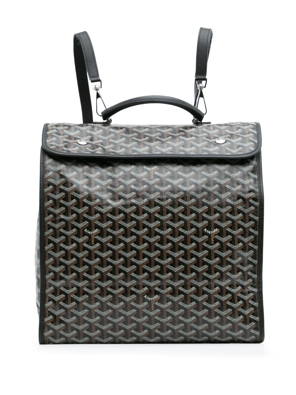 Pre-owned Goyard 2023 Ine Saint Leger Backpack In Black