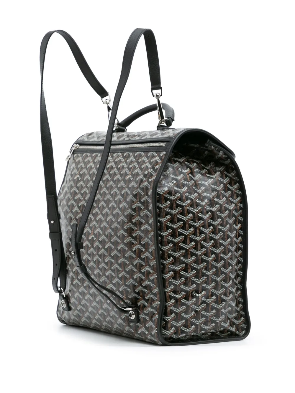Pre-owned Goyard 2023 Ine Saint Leger Backpack In Black