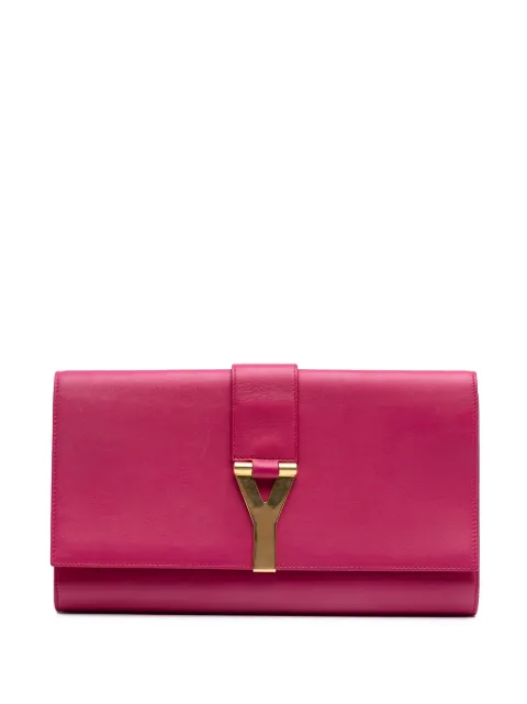 Saint Laurent Pre-Owned 2013-2025 Leather Chyc Ligne clutch bag