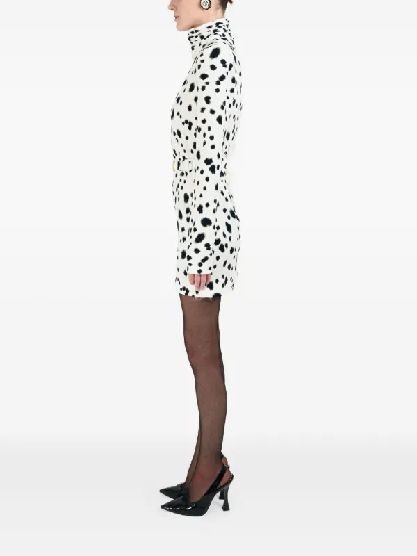 Rowen Rose Dalmatian Mini Dress - White Rowen Rose Dalmatian Mini Dress - White