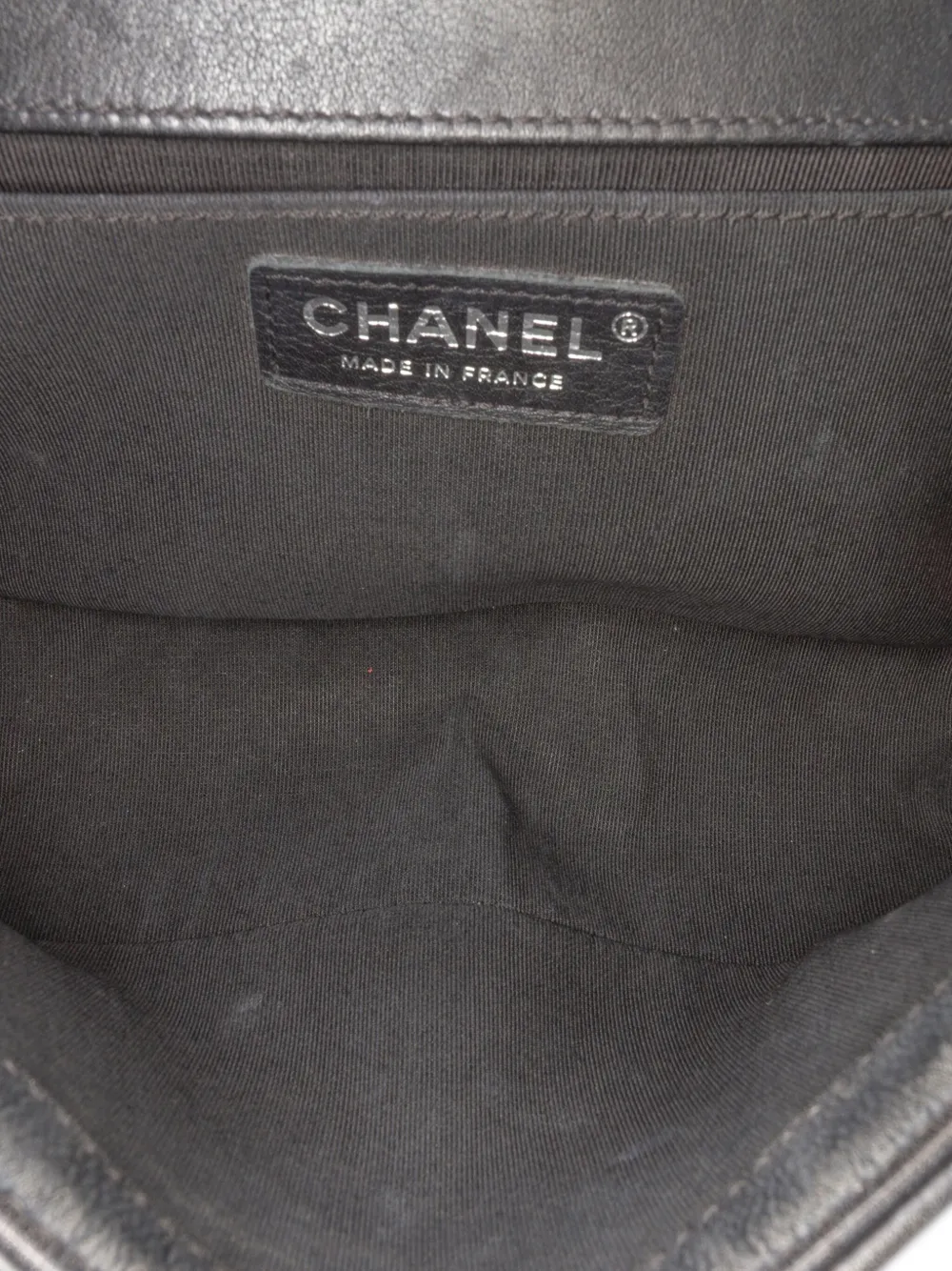 Pre-owned Chanel 2018-2019 Old Medium Braided Calfskin Boy Flap Crossbody Bag In Blue