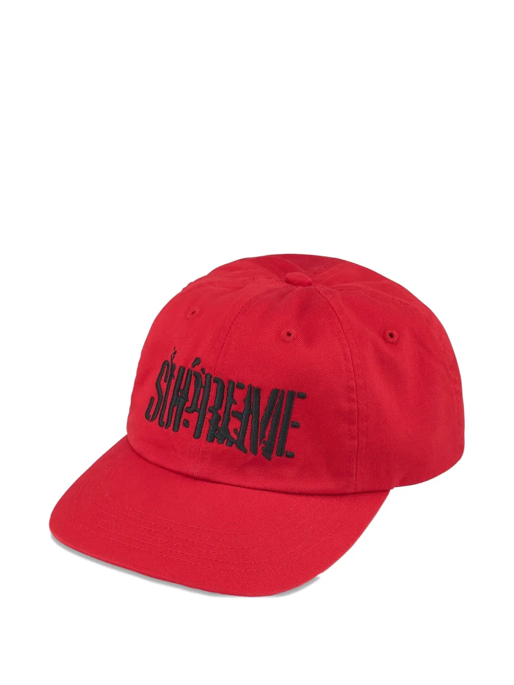 Supreme Cappello da baseball Splatter a 6 sezioni - Rosso