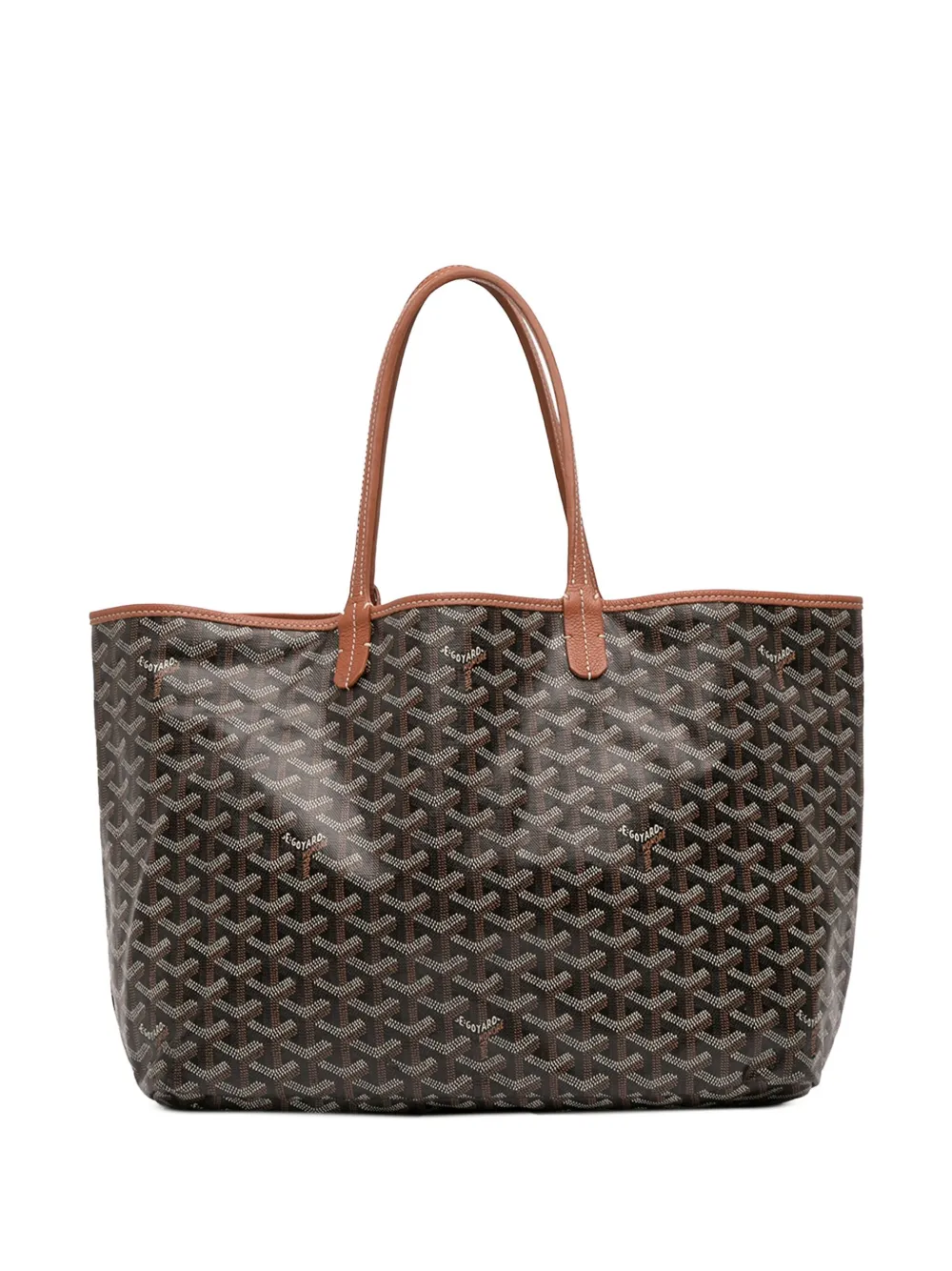 Pre-owned Goyard 2019 Ine Saint Louis Pm Tote Bag In Black