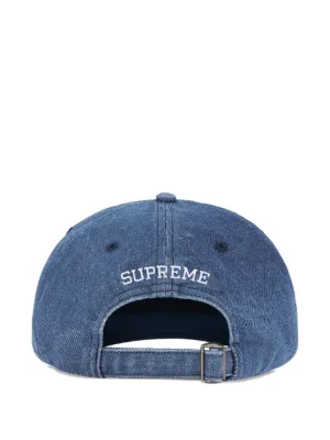 Supreme Cordura Denim logo-detail Cap | Blue | FARFETCH