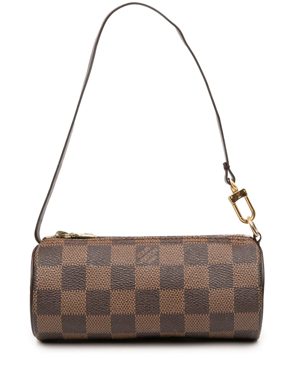 Louis Vuitton Pre-Owned 2000-2010 ダミエ エベヌ パピヨン ポシェット ハンドバッグ - ブラウン Louis Vuitton Pre-Owned 2000-2010 ダミエ エベヌ パピヨン ポシェット ハンドバッグ - ブラウン