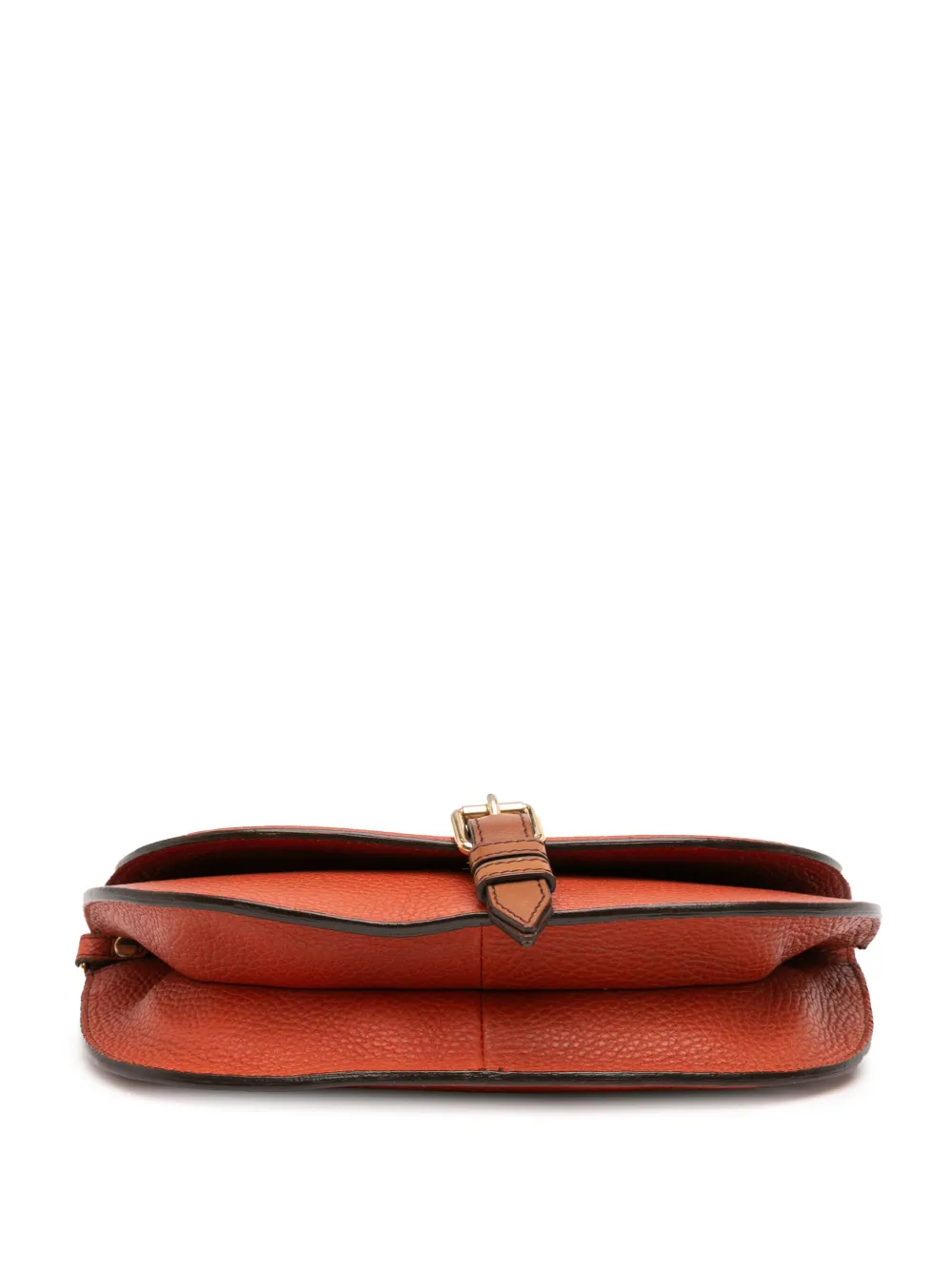 Pre-owned Burberry 2000-2017 Haymarket Check Coated Canvas And Grained Leather Clutch Bag In Brown