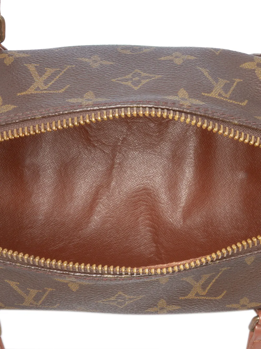 Pre-owned Louis Vuitton 1992 Monogram Papillon 30 Handbag In Brown